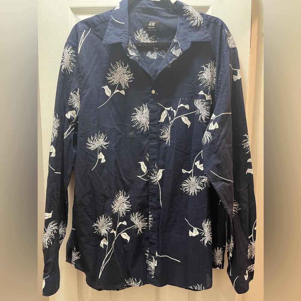 Printed button up